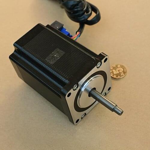 Two-phase Four-wire 60 Stepper Motor, 1.8 Degree Step Angle, High Torque 2 N.m Stepper Motor, Output Shaft 8mm, 12V, 4.1A
