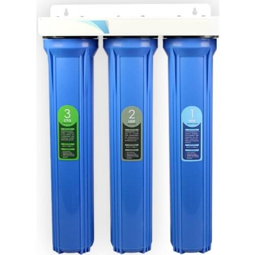 DW Aquarium 20 inch three-stage PP DI CTO water purifier filter Reverse Osmosis