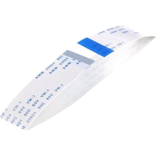 10pcs FPC / FFC Flexible Flat Cable 34 PIN 0.5 mm pitch Step 80 100 12 150 200 300 400 mm Length different Contact Sides Type B