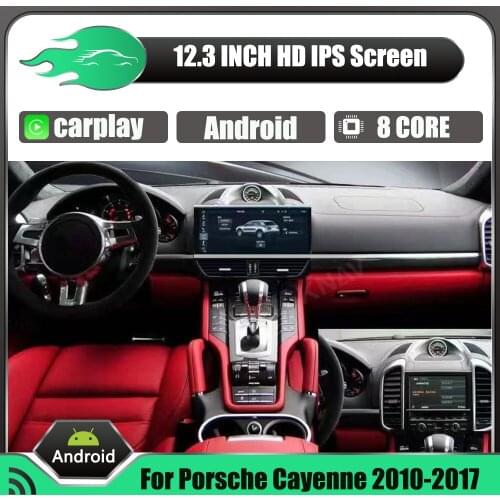Android radio for Porsche Cayenne 2010-2017 Car stereo with screen GPS navigator touch screen DVD multimedia player head unit