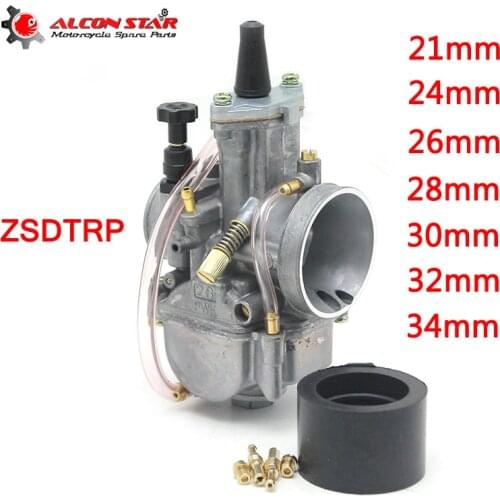 Alconstar PWK 21 24 26 28 30 32 34mm Modified 2T 4T Engine Performance Racing Carburetor For Scooter JOG DIO KR150