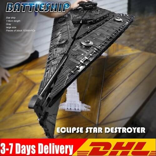 Mould King MOC Star Plan Toys The Ultimate Millennium UCS Eclipse class Dreadnought Destroyer Model Building Blocks Bricks Gifts