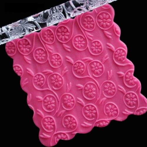 New Cake Design Tools Acrylic Rolling Pin Non-stick Roller for Fondant Color Transparent