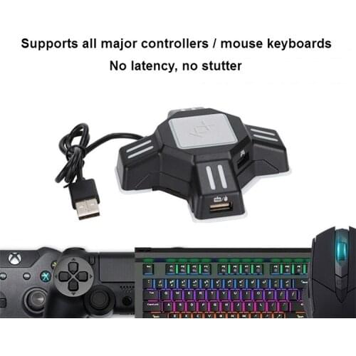 Mobile Game Keyboard Mouse Converter USB Port for Android IOS USB Converter for Nintendo Switch Xbox One PS4 PS3 To PC Adapter