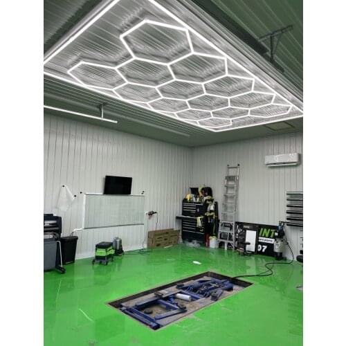Customized 3x6M Brightest Garage Hex Led Light Night Clubs Lamp
