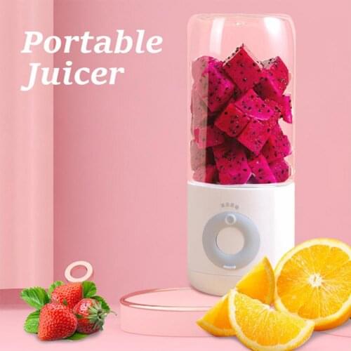 Portable Mini Juicer USB Electric Mixer Juicer Fruit Vegetable Blender Handheld Household Juicer Rechargeable Blender Juicer Cup