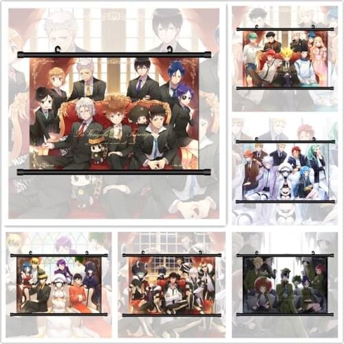 WTQ Katekyo Hitman Reborn! Vongola Family Retro Poster Canvas Painting Anime Posters Wall Decor Wall Art Picture Home Decor