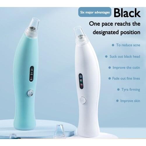 Blackhead Remover Face Deep Nose Cleaner T Zone Pore Acne Pimple Removal Vacuum Suction Facial Diamond Beauty Clean Skin Tool