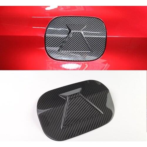 For LEXUS RC Exterior Accessories Stickers Fuel Tank Cover Carbon Fiber Parts Applicable
