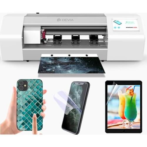 Devia Intelligent back cover front cover mobile phone screen protector cutting machine tpu film plotter cutter making machine