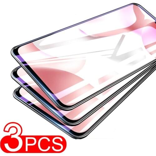 3PCS Full Cover Protector Tempered Glass For Samsung Galaxy A21S A10 A50 A70 A51 A71 A11 A41 M11 M31S S20 FE A42 Protectiv Film