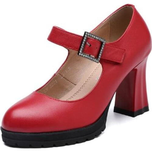 ZXRYXGS Top Cowhide Rhinestones Classic Leather Shoes Women High Heel Shoes 2020 New Banquet Wedding Shoes Woman Fashion Shoes