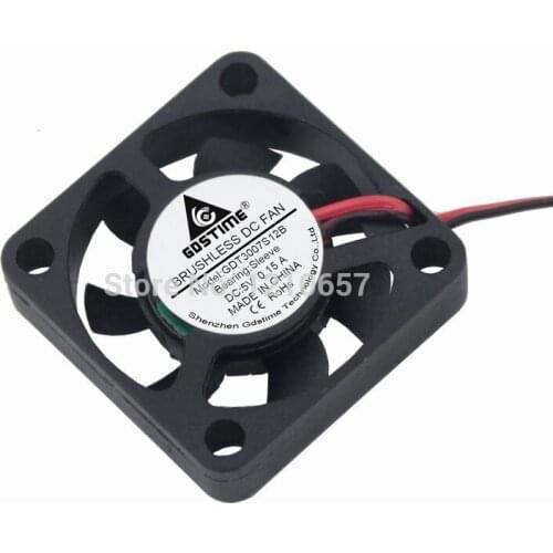 1PCS Gdstime DC 5V 2Pin 30mm 3cm 30x7mm 3007 Brushless Cooler Cooling Fan