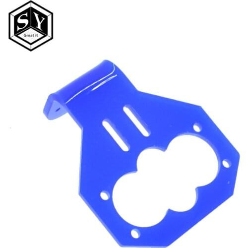 1PCS Great IT Cartoon Ultrasonic Sensor Mounting Bracket for HC-SR04 Smart Car Blue Color for arduino