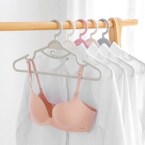 10 pcs/lot 40cm Multifunctional Plastic Clothes Hangers Seamless Clothing Hanging Anti-skid Hanger Perfect for Coat Shirt Pants