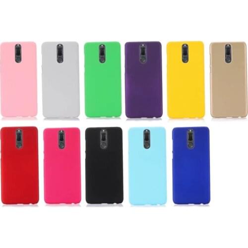 50pcs/lot Free Shipping New Rubber Matte Hard back Case Cover For Huawei Mate 10 Lite