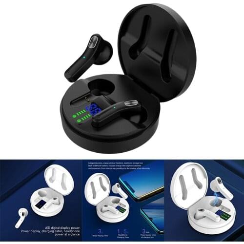 H26T Bluetooth Headset Noise Reduction HD Call TWS 5.0 Wireless Headset IPX5 Waterproof Contact Bluetooth Earbuds