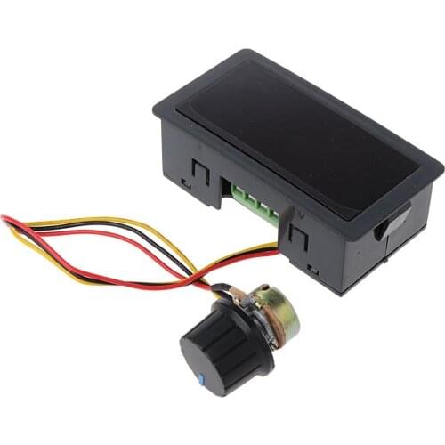 DC 6-30V 12V 24V 15A Max PWM Motor Speed Controller With Digital Display
