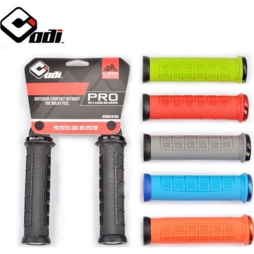 ODI Elite Pro V2.1 Lock on Grips for MTB Mountain Bike Grips Handlebar Mountain Bike Grips Alluminium Alloy+Silica Gel ODI Grips