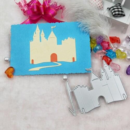 Castle metal cutting mold scrapbook 2019 new DIY scrapbook album greeting card decoration embossed DIY paper card