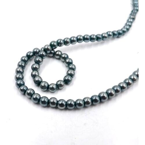 Hot~200pcs 4mm Round Shape Crystal Glass Beads charm Beads Loose Spacer Bead for DIY Jewelry Making YZ46
