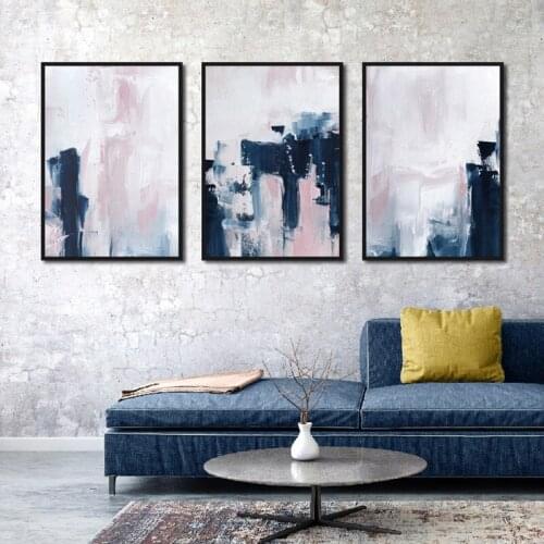 Modern Watercolor Graffiti Canvas Painting Abstract Wall Art Scenery Picture Posters and Print Craft for Living Room Decoration