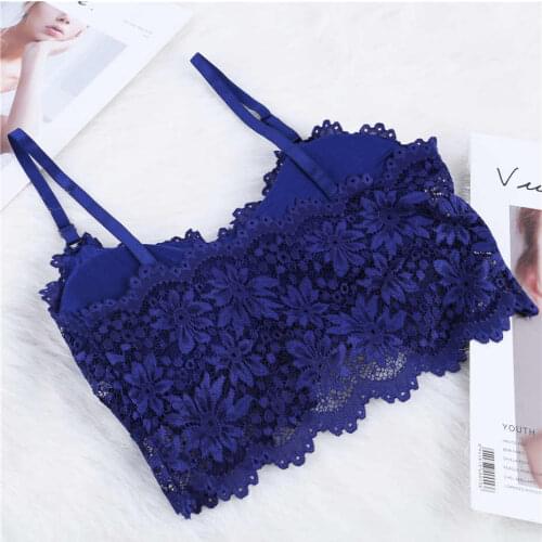 New Sexy Summer Women Solid Adjustable Strap Tank Vest Crop Top Sleeveless Lace Hollow Out Yoga Shirts Sports Tank Tops with Pad