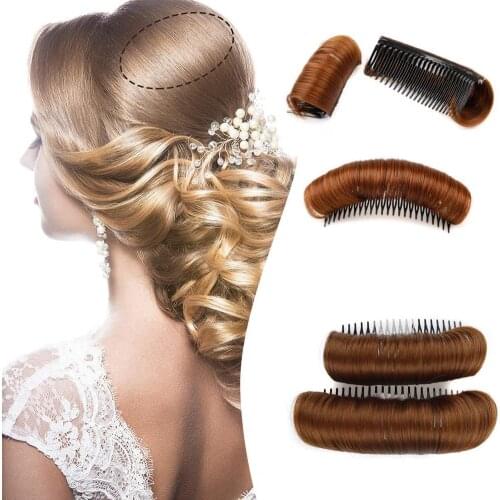 Wig Pad Stable Hair Invisible Bangs Cushion Insert Comb Invisible Fluffy Pad Hairdressing Accessories Wedding