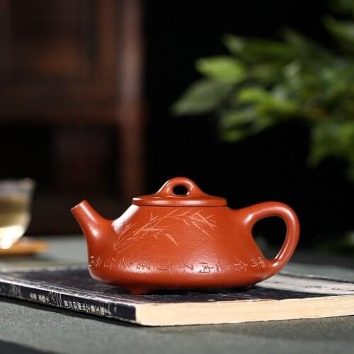 New yixing recommended son stone gourd ladle teapot tea set smelting ore dahongpao wholesale all hand-made