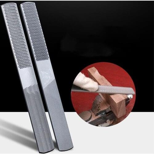 8" woodworking steel files 4 in1 Curved Flat both sides sharpening saws Metal Wood Glass Grinding Garden DIY hand tool
