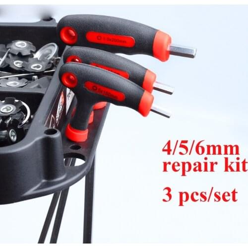 Bike Hex Wrench Bicycle Repair Tools MTB Bike Pedal Spanner 2.5/3/4/5/6/8/10mm Allen Wrench for V brake pedal headset stem bolts