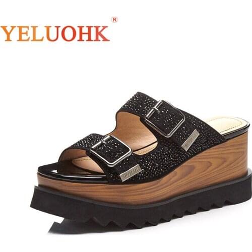 Platform Slippers Women Top Quality Summer Slippers High Heel Women Slippers 8 CM