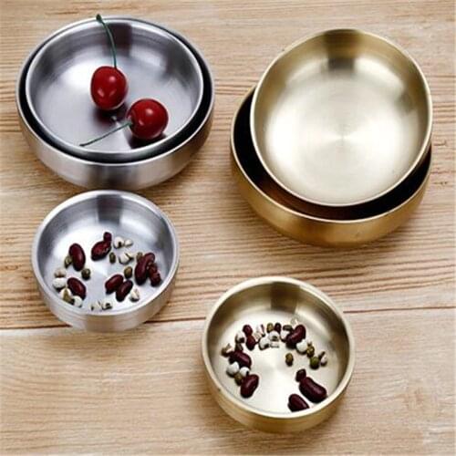 Stainless Steel Seasoning Dish Plate Multipurpose Snack Saucers Round Sauce kitchen Rice Container Picnic Use Tableware Plates