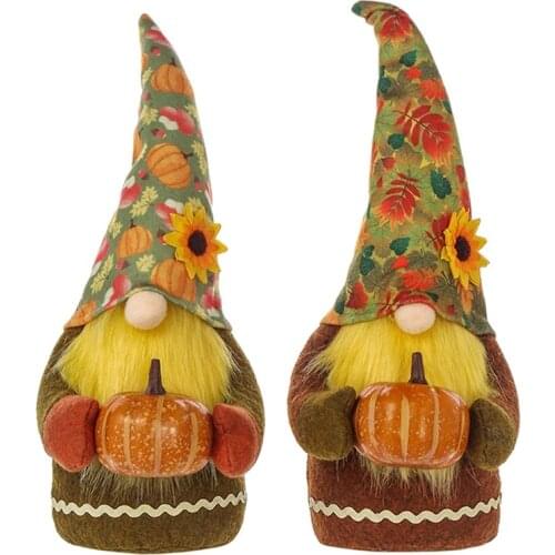 2Pcs Halloween Decoration Dwarf Plush Decorations Home Decoration Summer Gifts Farmhouse Kitchen Decoration Dolls