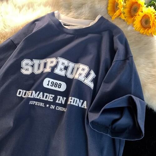 100% Cotton Vintage T shirt Men 2021 Summer Letter Print Oversized Tshirt Plus Size Harajuku Aesthetic Top Short Sleeve Male