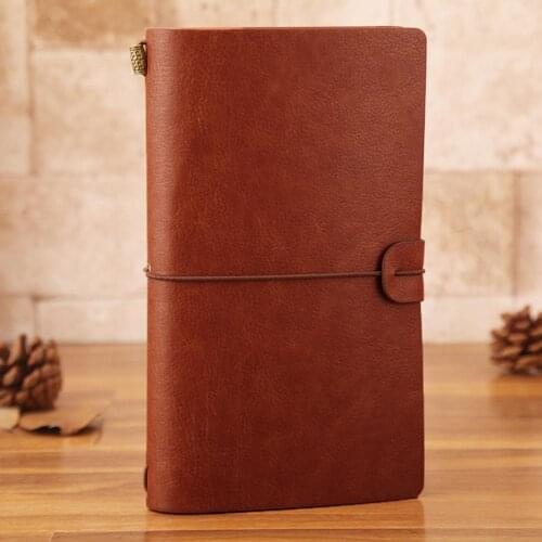 Letter Brown Leather Craft Paper Leather Journal Notebook Gift Birthday Graduation Handmade Exquisite Fashion Vintage Notebooks