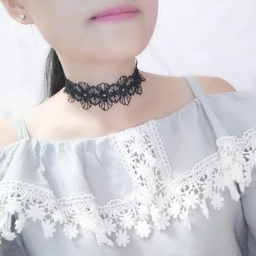 Women Sexy Necklace BDSM Bondage Collar Bound Slave Restraints for Girl Lace Cosplay Fetsih Erotic Accessories