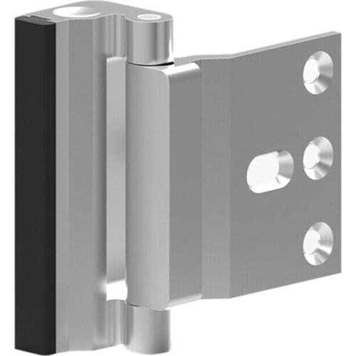 1Pcs Upgraded Security Defender Home Door Reinforcement Lock Withstand 800 Lbs - Silver