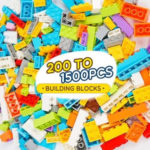 Pickwoo D1 200 to 1000 Pcs Classic Brand Building Blocks DIY Creative Bricks Bulk Model Figures Educational Kids Small Size Toys