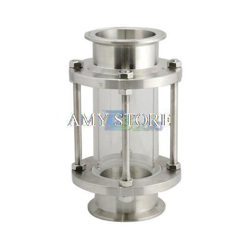 2.5" 63MM Flow Sanitary Sight Glass Tri Clamp Type Stainless Steel SS304 New