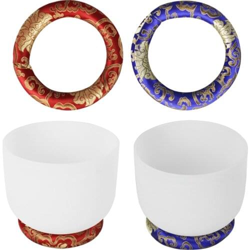 2 Pieces Buddhism Tibetan Singing Bowl Cushion 7 Inch for Playing Singing Bowl Bells & Chimes