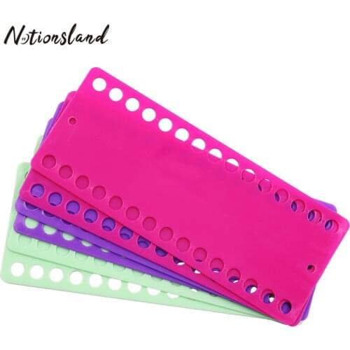 2pcs Cross Stitch Row Line Tool Thread Organizer 30 Positions Plastic Thread Board Embroidery Floss Holder Sewing Accessory