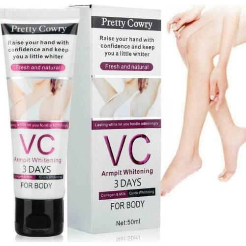 50G VC Cream Underarm Whitening Cream ,Armpit Elbow Knee Dark Lightening Area Body Creams Body Care For Women Private Area/Lips