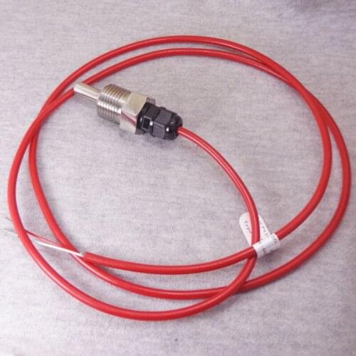 1.5 meter PT1000 Temperature Sensor 2 Wire Silicone Gel Coated 1.5 Meters Probe 45mm*5mm -50-180 centigr with USA015 Immersion