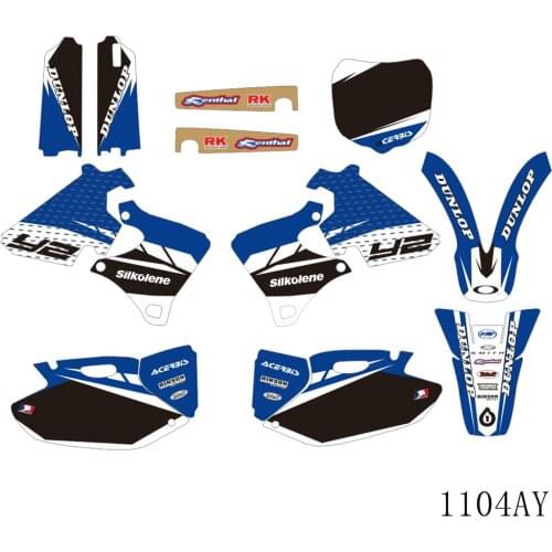 Graphics Decals Stickers Motorcycle Background Custom For YAMAHA YZ250F YZ400F YZ426F YZF 250 400 426 1999 2000 2001 2002