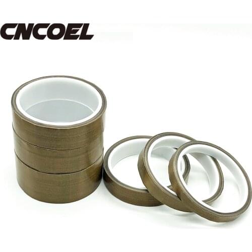 10m/Roll 10mm-40mm high resistant temperature 300 degree Adhesive cloth Insulation Tape Vacuum Sealing Machine tape