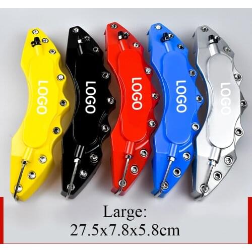 2Pcs ABS Brake Caliper Cover Large Size Brake Disc Caliper Cover Decoration Car Styling For 18-20 Inch Wheels Car Accessories