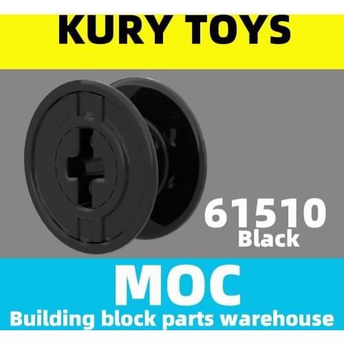 Kury Toys DIY MOC For 61510 100pcs Building block parts For String Reel 2 x 1 x 2 Drum with Axle Hole