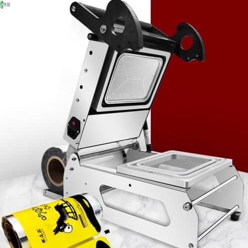 Lunch Box Sealing Machine Small Supermarket Special Hand Press Packaging Machine Disposable Plastic Lunch Box Packing Machine