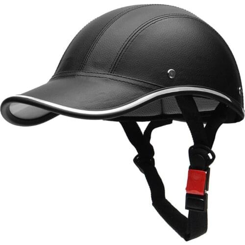 Motorcycle Half Helmet Baseball Cap Style Half Face Helmet Electric Bike Scooter Anti-UV Safety Hard Hat